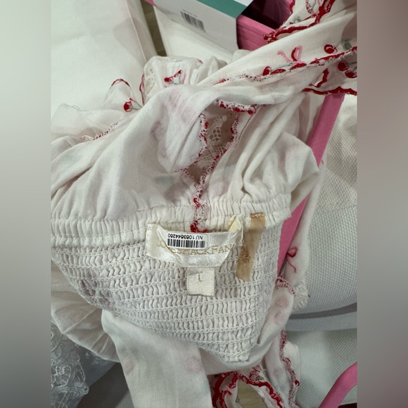 Loveshackfancy Soira Cotton Cherry Mini Dress - Picture 6 of 8